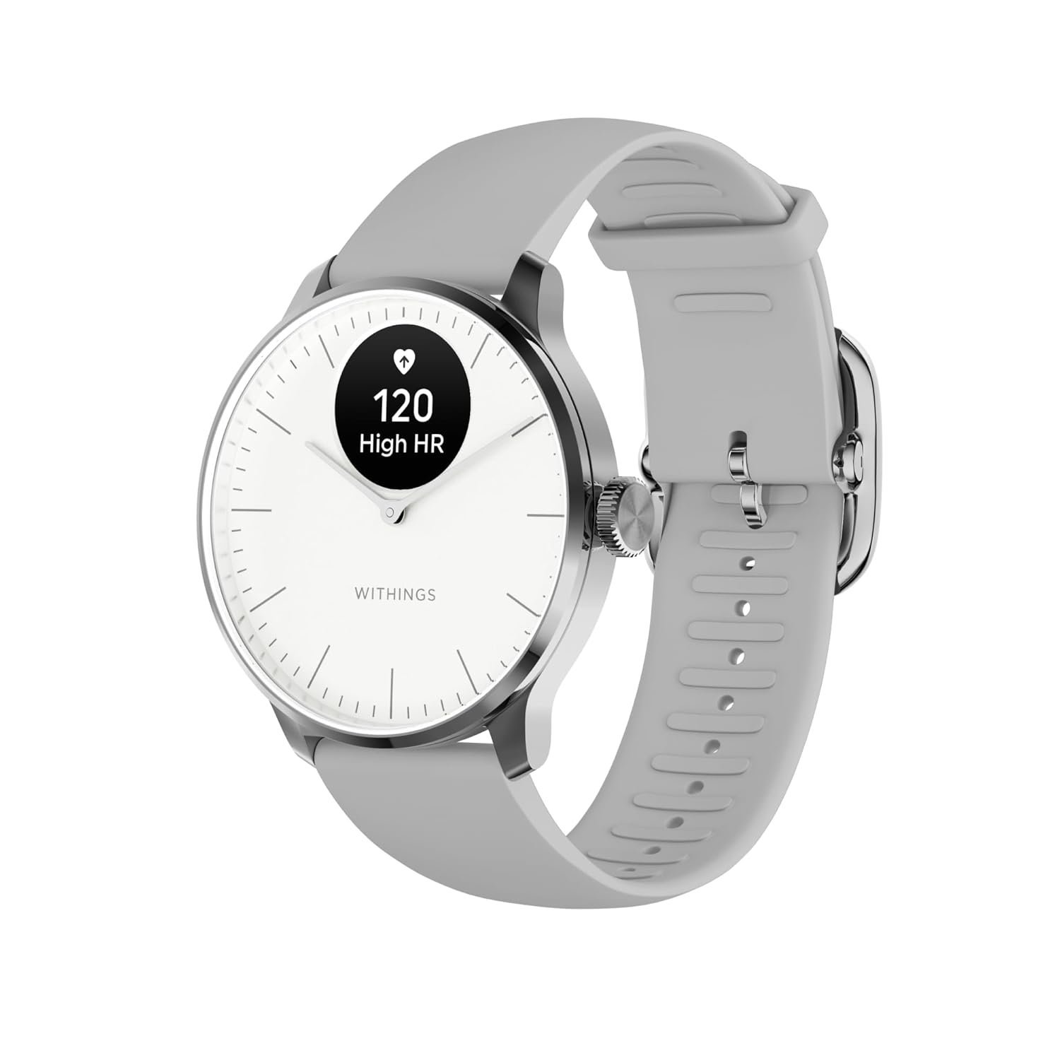 Withings ScanWatch Light - Hybrid Smartwatch, 24/7 Heart Monitoring