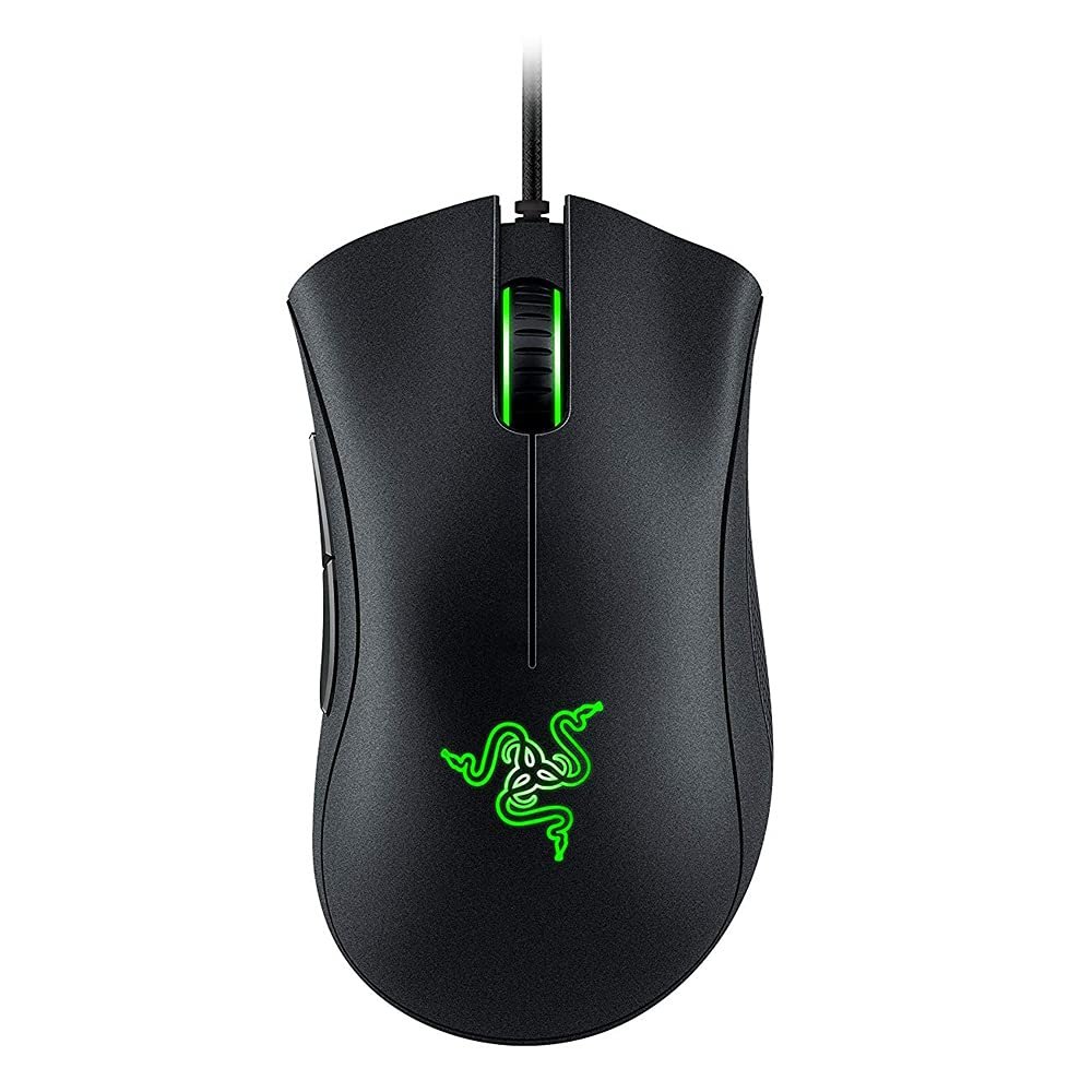 Razer Death Adder Essential Wired Gaming Mouse I Single-Color Green