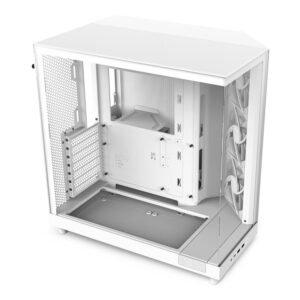 NZXT H6 Flow  CC-H61FW-01  Compact Dual-Chamber